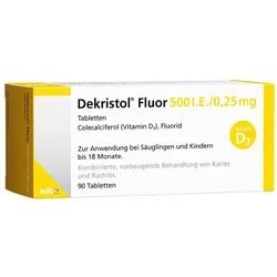 Dekristol Fluor 500 I.E./0,25 mg Tabletten 90 St