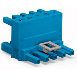 WAGO 770-992 Netz-H-Verteiler Netz-Stecker - Netz-Buchse, Netz-Buchse Gesamtpolzahl: 5 Blau 25 St.