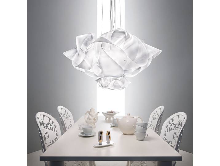 Fabula Designer-Pendelleuchte, klar, large - Slamp - Wohnzimmer - Kunststoff - Einflammig
