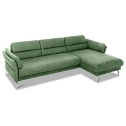 Segmüller Werkstätten Ecksofa Mara01 Mikrofaser Grün