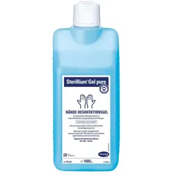Bode Sterillium Gel pure 1 L Händedesinfektionsmittel Händesinfektionsgel zum Einreiben mit Pflegekomplex