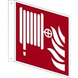 Neutralware Hinweisschild Löschschlauch ISO 7010/F002 200x200mm PVC