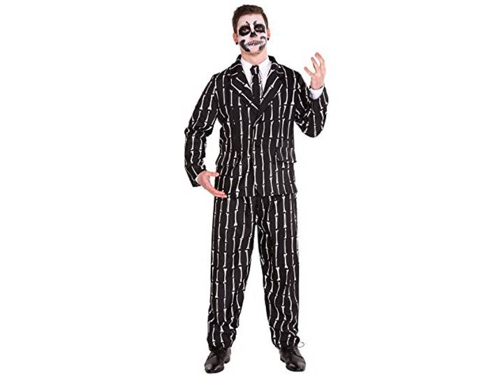 TecTake dressforfun Beetlejuice kostuum voor heren, met broek, jas en stropdas Trend (S Nr. 300042)