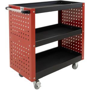 Trutzholm Werkstattwagen 41701, Tragkraft 300 kg, Servicewagen, 700 x 390 mm, mit 3 Ablagen