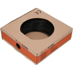 Lapp, Kabelleitung, Litze, 1.00 mm2, schwarz Kupferlitze blank, feindrähtig PVC (100 m)