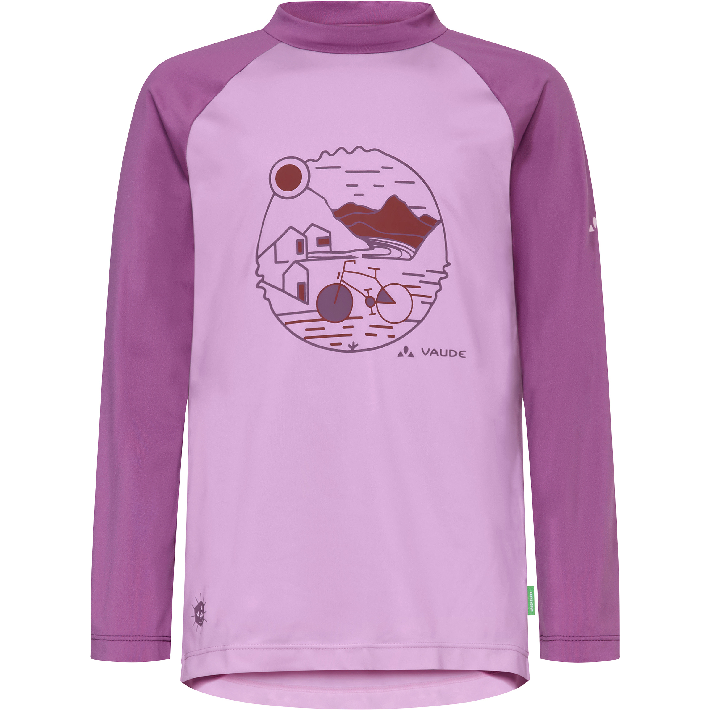 Vaude Solaro III Kinder Longsleeves rosa Größe 104 Trekking Elastisch