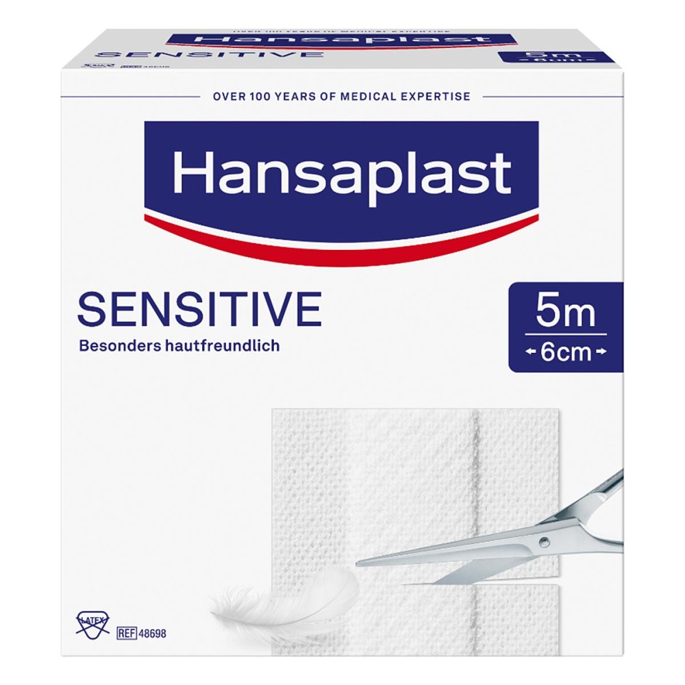 Beiersdorf AG Hansaplast Sensitive Pflaster 6 cmx5 m Rolle 13576670