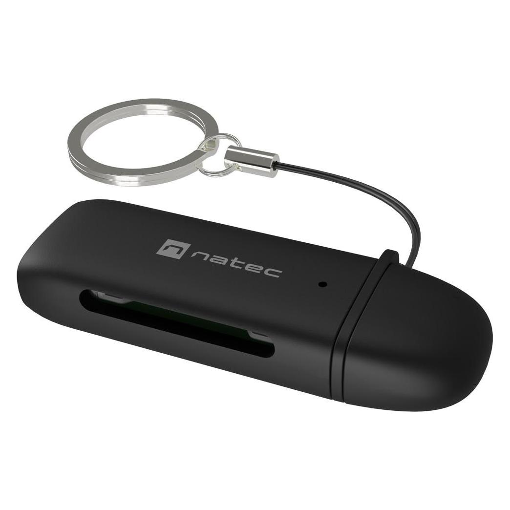 Genesis Natec Czytnik Kart Scarab C Sd/Micro Sd USB 3.2 Gen 1 Czarny (USB-C 3.2 Gen 1) (NCZ-2365)