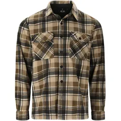 Whistler Astrali Checked Fleecehemd Herren 5370 - teak 3XL