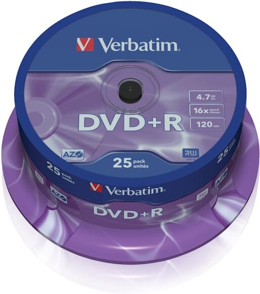 DVD+R 16x 4,7GB spindle (25) 8st