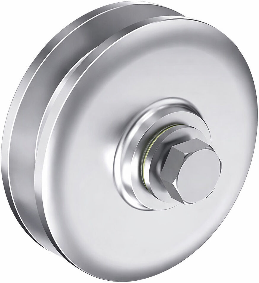 Galet acier diamètre 82 mm gorge carrée MANTION 1002FA