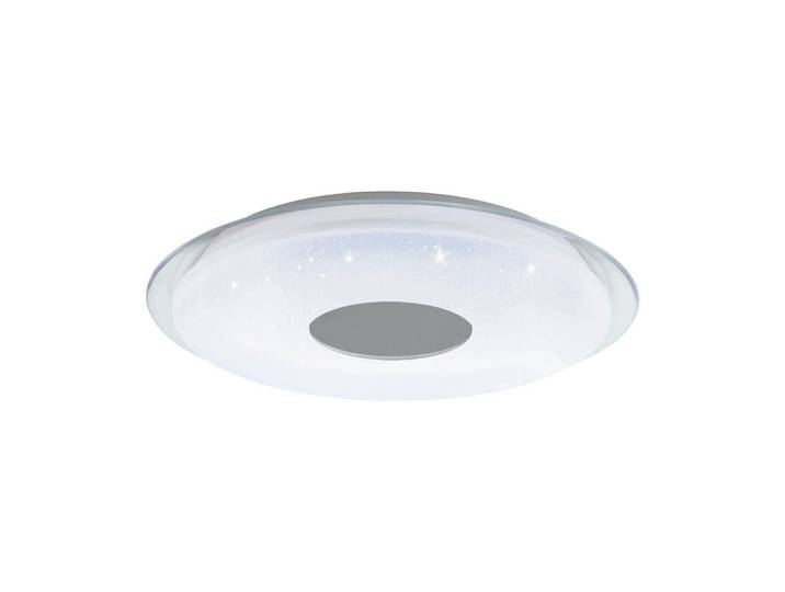 Connect Z Deckenleuchte Lanciano-Z, Weiß, Chromfarben, Metall, Kunststoff, rund, 8 cm, ZigBee-Technologie, Smartphone-Steuerung, Lampen & Leuchten, Innenbeleuchtung, Smart-Home-Lampen, Smart Home Deckenleuchten