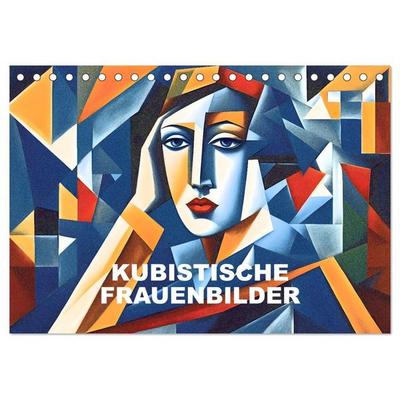 Kubistische Frauen Bilder (Tischkalender 2027 DIN A5 quer), CALVENDO Monatskalender
