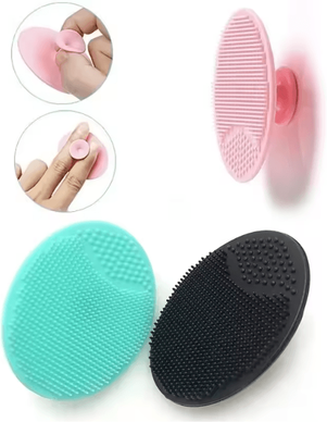 Inspire Essentials SoftCare Baby Silicone Hair Wash Brush And Facial Cleanser n