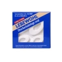 LEBEWOHL Druckschutzringe oval 8 St