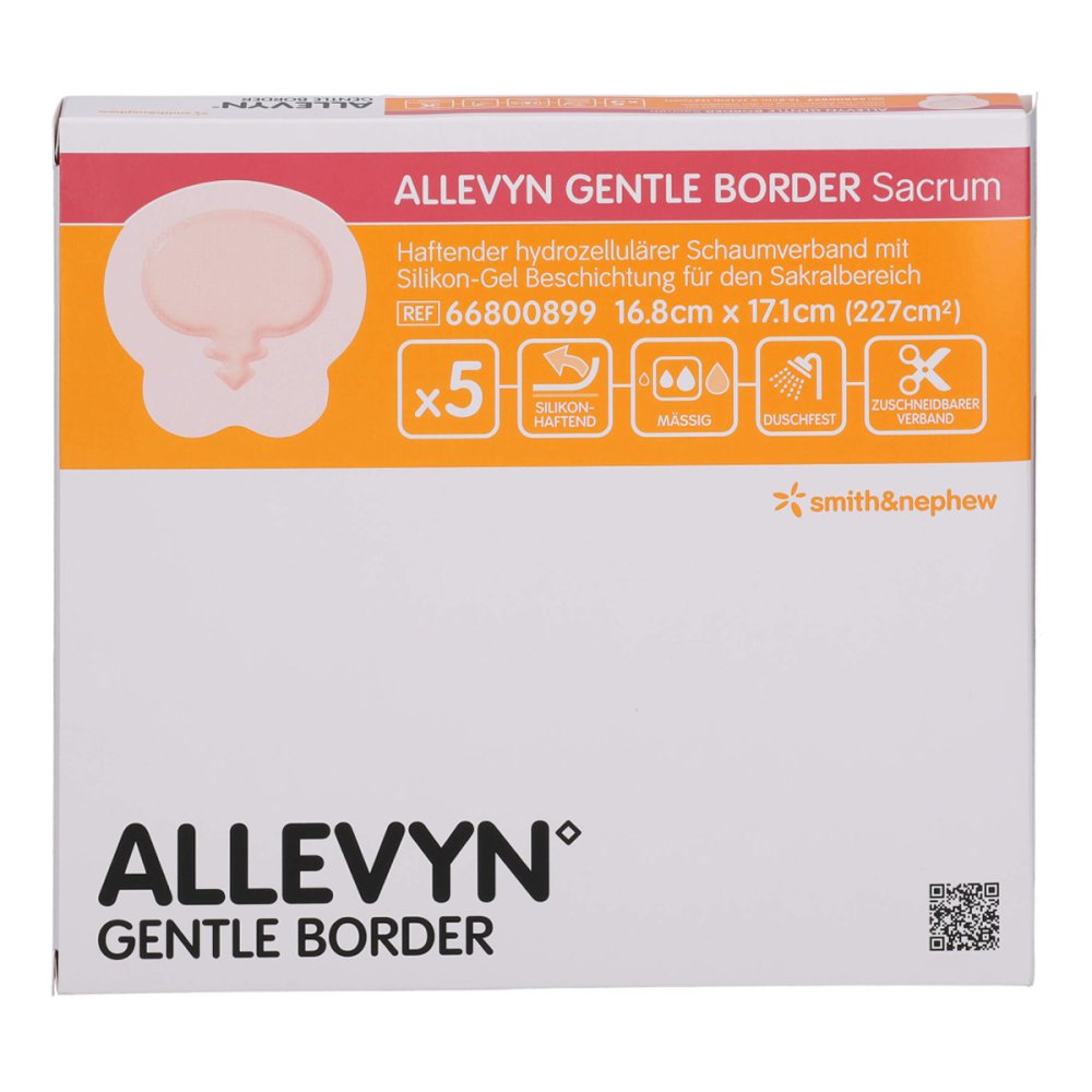 Smith & Nephew GmbH Allevyn Gentle Border 16,8x17,1 cm Sacrum Verband 07751910