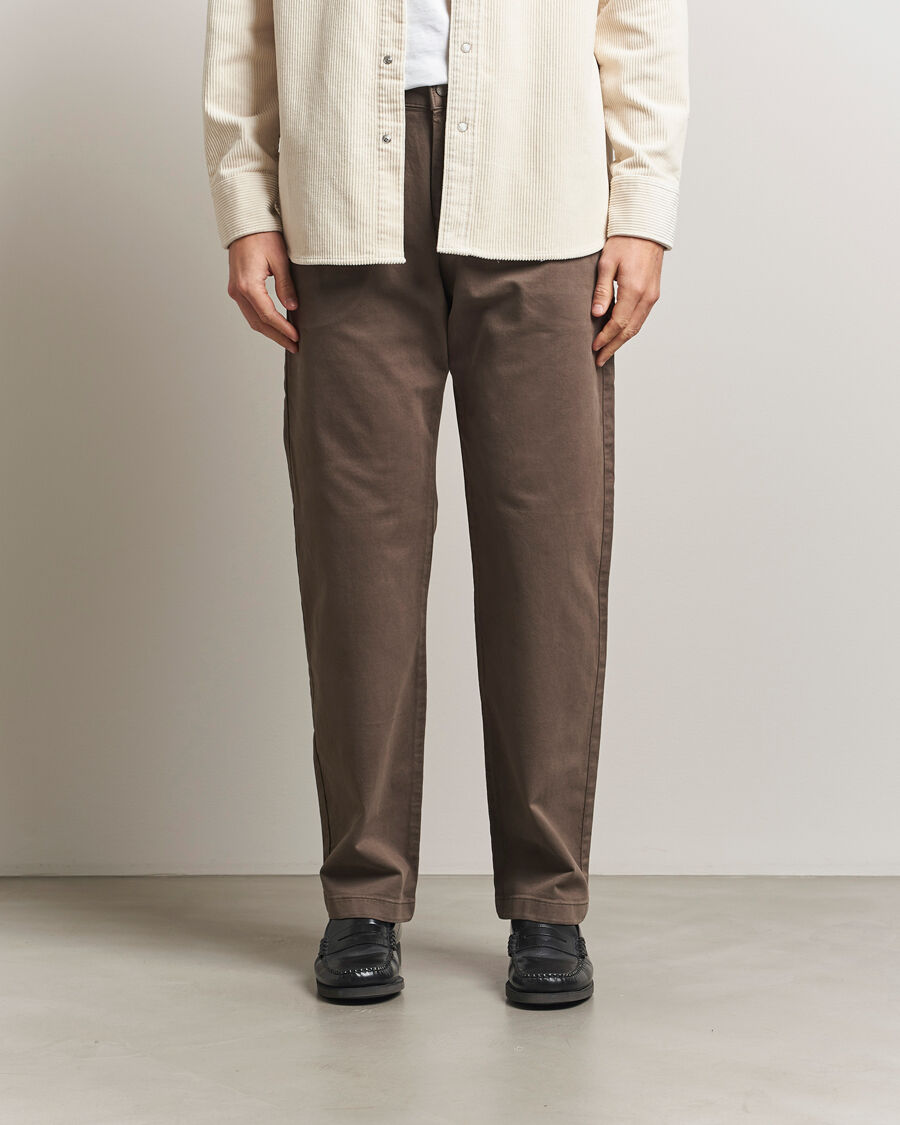 NN07 Aden Regular Fit Chinos Mable Husk men W32L32 Grøn