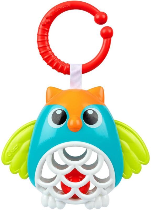 Chicco Owl Rattle jouet contrastant suspendu avec hochet 1 pcs