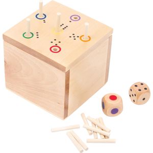 small-foot Würfelspiel 6558, 6 raus in der Box, ab 4 Jahre, 2-6 Spieler