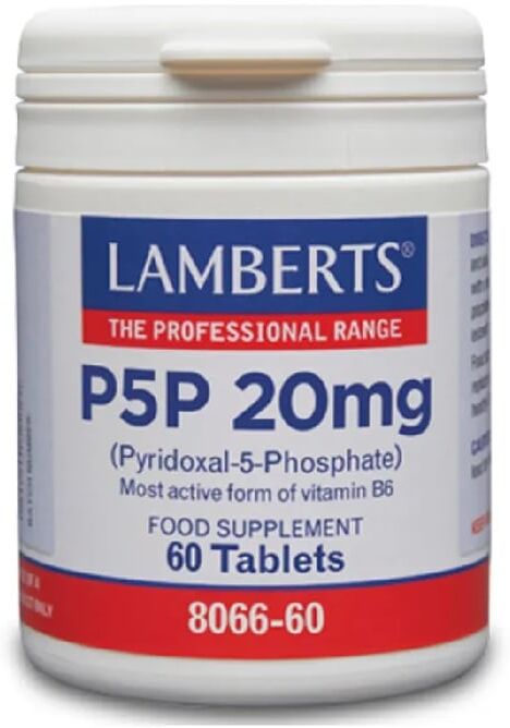 Lamberts P5P 20 mg (Piridoxal-5-Fosfato) 60 caps 60 Caps