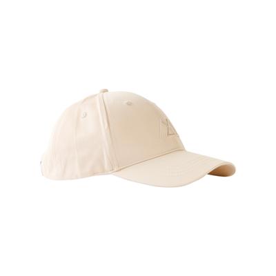 Baseball Cap BONPRIX, Damen, beige (naturbeige), Web, Baumwolle, unifarben, Caps, mit Stickerei, verstellbar