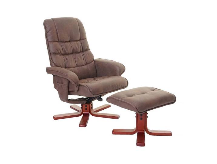 MCW Relaxsessel MCW-E30, 360° drehbar, Sessel durch Gewichtsverlagerung neigbar, inkl. Taschen