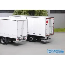 Elbe-Modell Bausatz 2x gefaltete Ladebordwand für LKW und Auflieger EM156