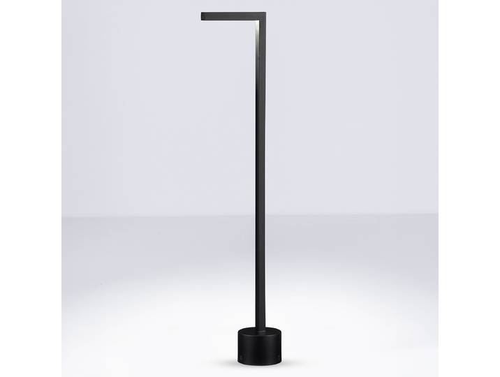 Borne LED 65cm Noir/Noir