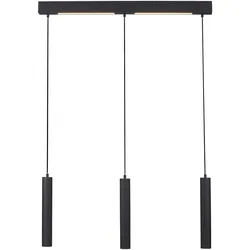 Schöner Wohnen-Kollektion Pendelleuchte DANTE, schwarz, 3-flammig, Serienschalter