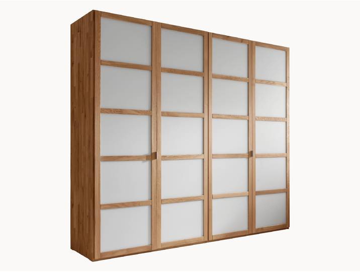 Drehtüren-Kleiderschrank Kyoto - 5-türig - Wildeiche