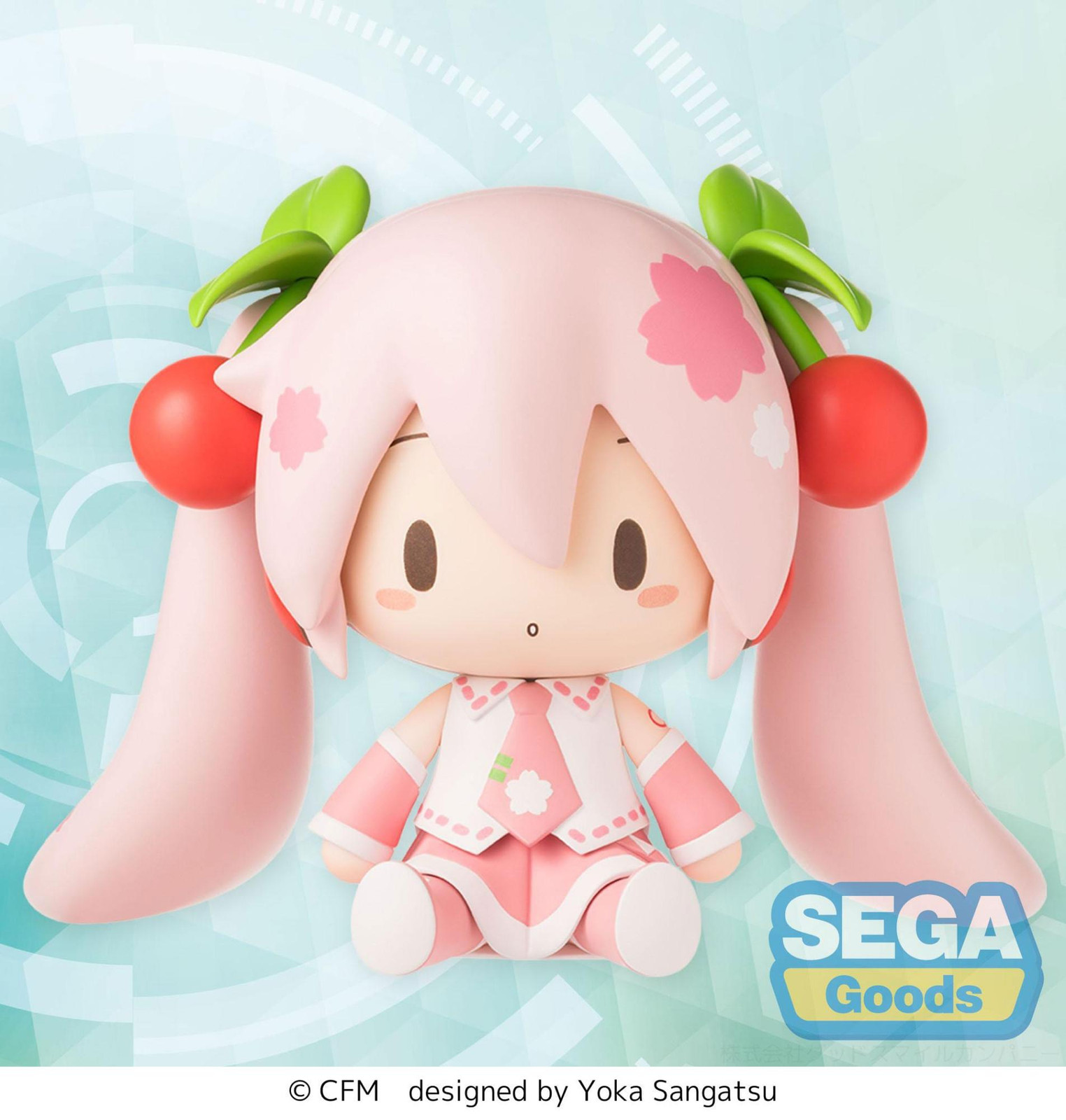 Sega Character Vocal Series 01 Hatsune Miku Fuwa Petit Chibi Figuur Sakura Miku, Hoogte: 8 cm