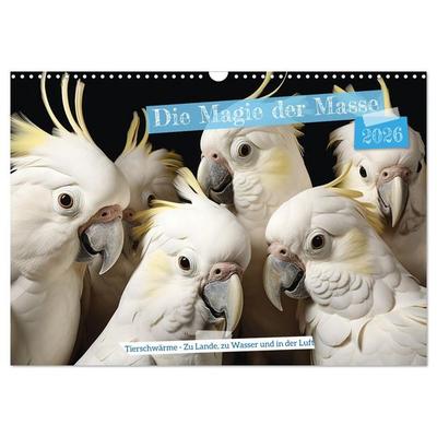 Die Magie der Masse (Wandkalender 2026 DIN A3 quer), CALVENDO Monatskalender