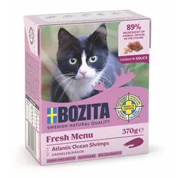 Bozita Feline Häppchen in Soße, Garnelen 370g