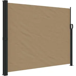 vidaXL Seitenmarkise Ausziehbar Taupe 160x500 cm