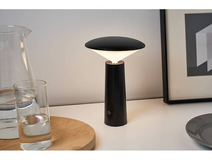 Lampe Adorable 14 x 21 x 14cm Noir/Noir Polyacrylique LED Module LED