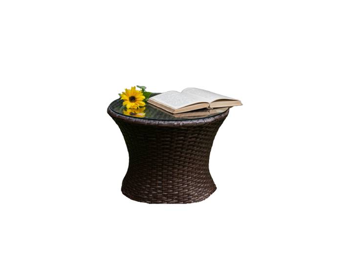 Table basse de jardin Los Angeles Marron foncé
