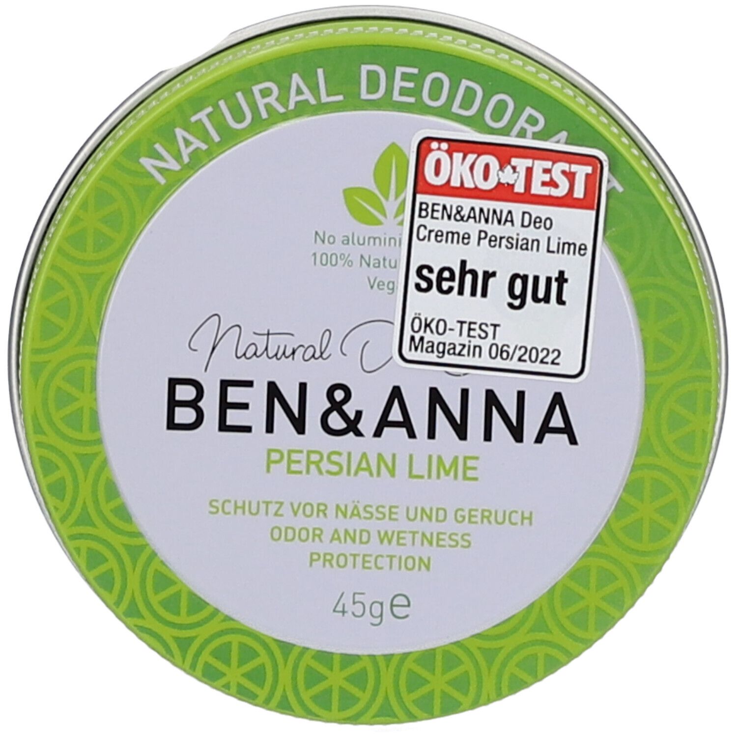Ben & Anna Natural Deo Cream Persian Lime 45 g Creme