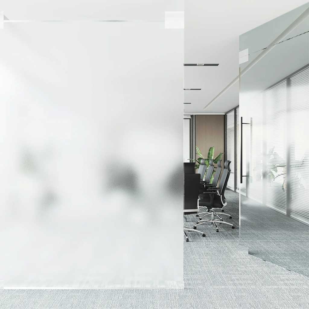 vidaXL Films pour fenêtre dépoli blanc PVC
