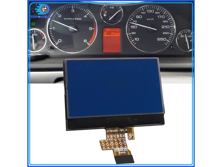 1pc écran LCD tableau de bord groupe d'instruments A2C53119649 9658138580 pour Peugeot 407 407SW 407 coupé VDO groupe tableau de bord