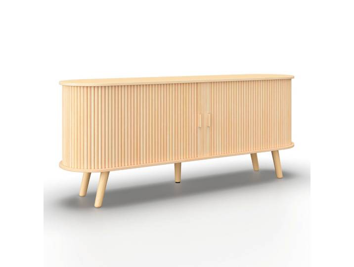 Sideboard Ennio Eichefarben Echtholz/MDF