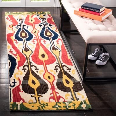 SAFAVIEH Handmade Ikat Kaylah Modern Wool Rug