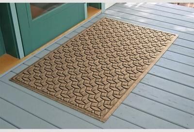 Bungalow Dba Matterly Ellipse Estates Doormat 60 x 36, 60 x 36, Khaki