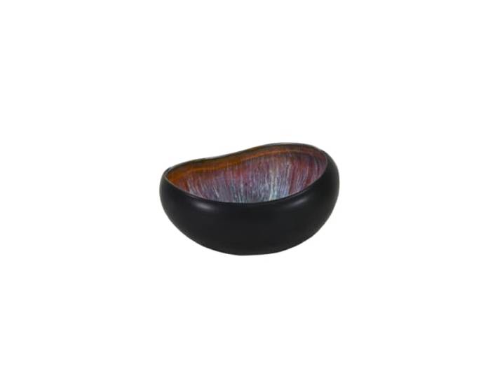 Médard de Noblat - Coupelle - D14 cm - Gao - Grès naturel - Lot de 6 - Noir et Vert
