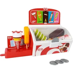 Spiel-Eiscremetruhe mit Eis und Spielgeld