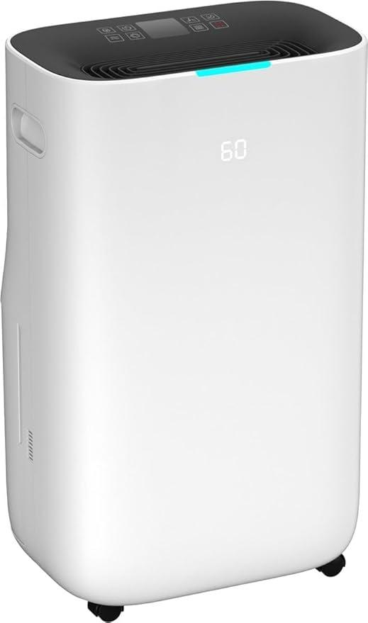 Luftentfeuchter Humi S - 25L Pro Tag - Schlafzimmer, Badezimmer, Haus & Keller - Luftentfeuchter - Waschtrockner Funktion - Verhindert Schimmel