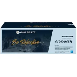 G&G, Toner, Toner ersetzt HP, Canon 410X, 046H Kompatibel Cyan CF411X/Cartridge 046H Cyan GS-HCF411X(U) (C)