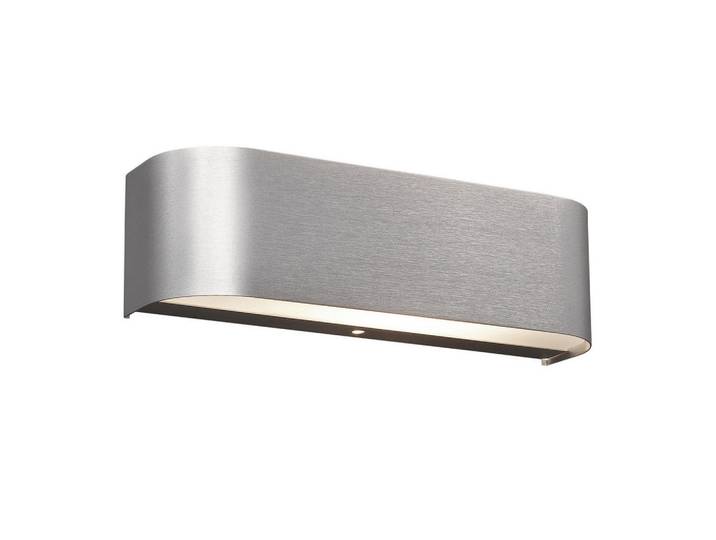 Trio Leuchten Led-Wandleuchte, Alufarben, Weiss, Metall, Glas, 30x6 cm, Lampen & Leuchten, Innenbeleuchtung, Wandlampe, Wandlampen