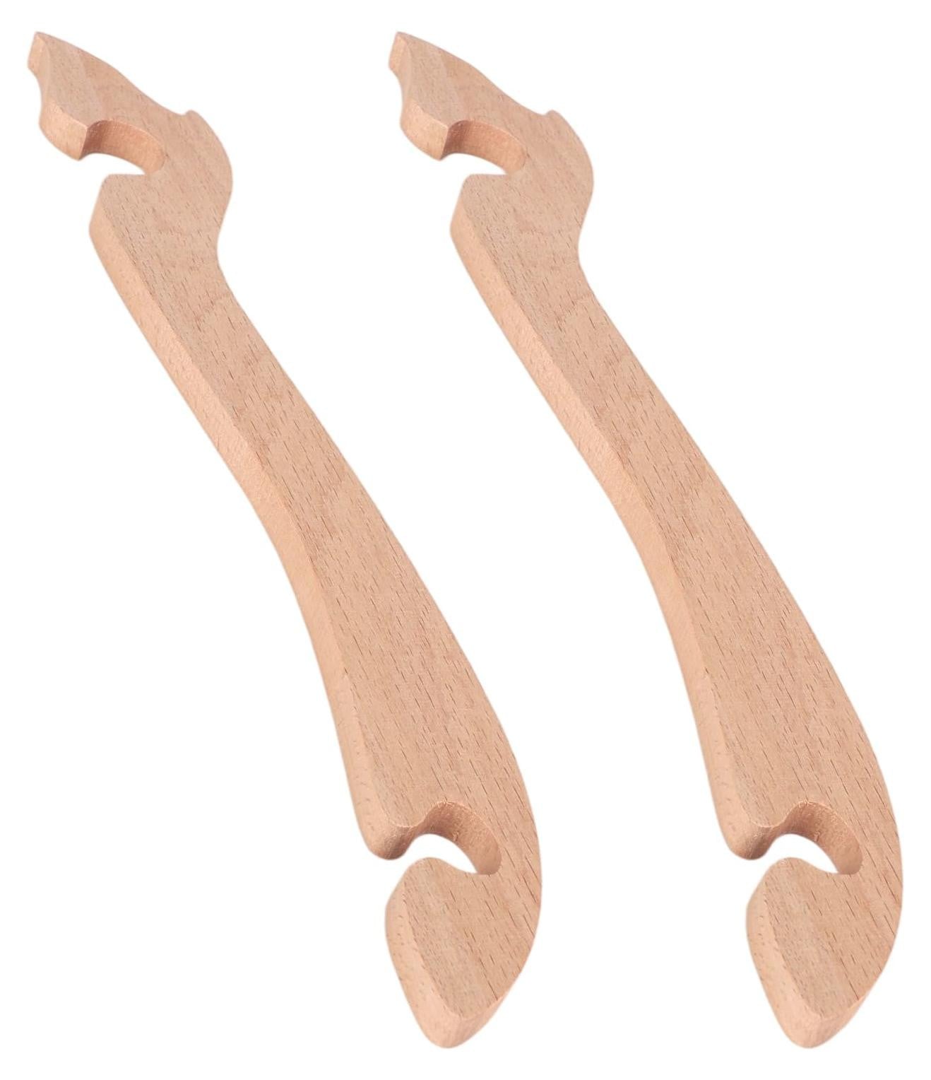 Dripio Set van 2 hittebestendige ovenroosterscheppers van hout