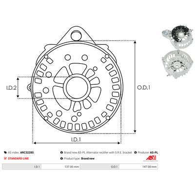 AS-PL arc3228s 1140mm