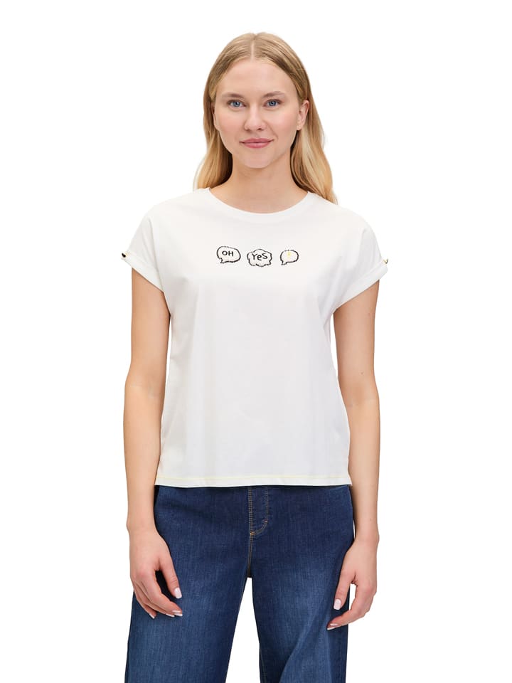 CARTOON Shirt in Weiß - 46